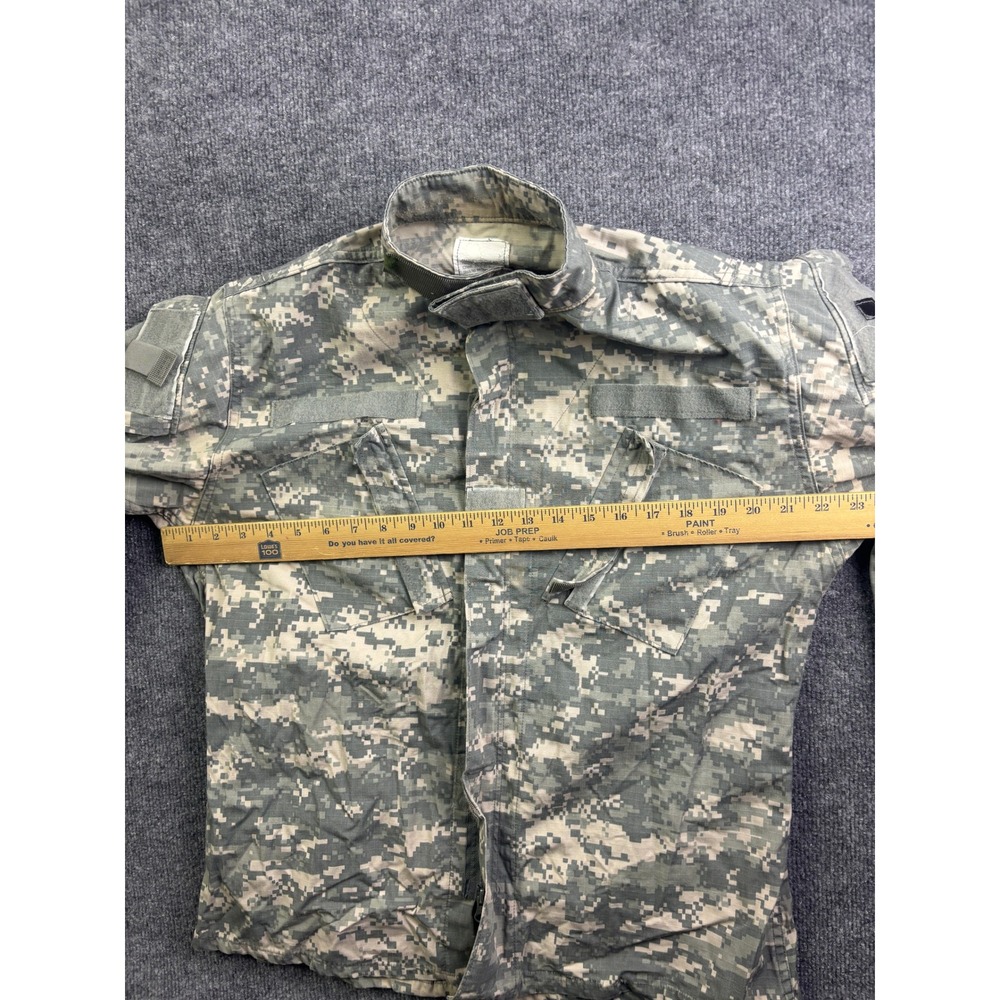 Military ACU Field Jacket Mens Small Digital Camo Utility Coat 8415-01-519-8501 - Picture 4 of 7